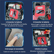Jumpstarter - Jumpstarter voor Auto - 12V - 6000A - Startapparaat voor Auto - Jumpstarter met Powerbank - Standaard Jumpstarter - Zwart