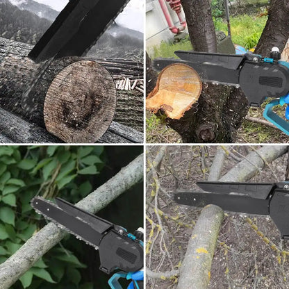 Mini Kettingzaag - Snoeizaag - Handzaag - Kettingzaag - 8 Inch - Draagbaar - Draadloos - 2000W - voor Tuin - Houtbewerking - 2 Accu’s