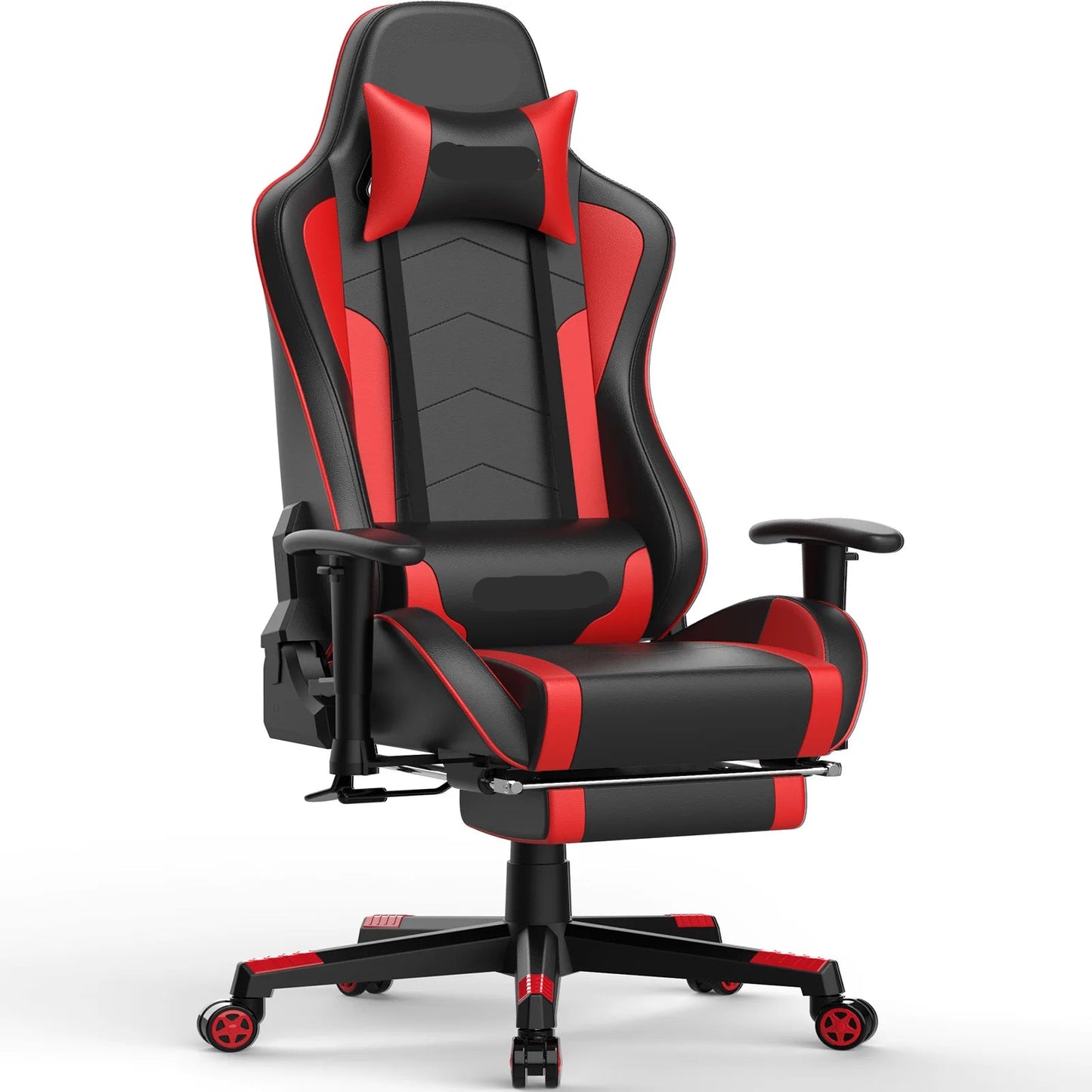 Gamingstoel – Gamestoel – Bureaustoel – Racingstoel – Gaming Chair – Bluetooth Speakers – Uitschuifbare Voetensteun – PU-leer – Verstelbaar