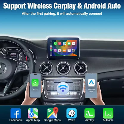 Wireless CarPlay Adapter – Draadloze Android Auto Interface – Smart Car Connector – Infotainment Upgrade – NTG 5.0 Variant – Handsfree Bediening – Plug & Play Installatie