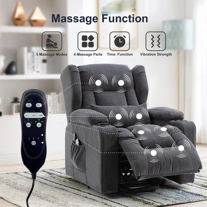 Relaxfauteuil Set – Relaxstoel – Relaxzetel – Fauteuil Verstelbaar – Loungefauteuil – Ergonomisch Met Luchtkussen – Brandveilige Kunstkerstboom Met Metalen Voet
