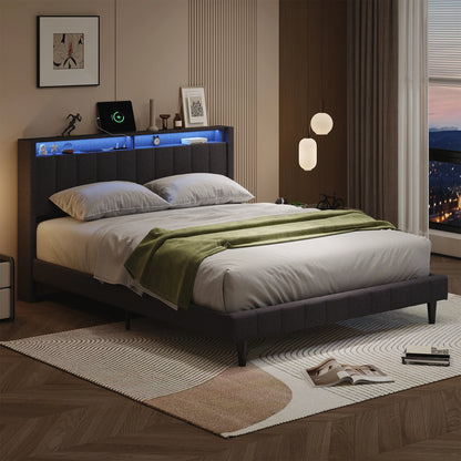 Kaptafel – Make-up Tafel – Cosmetica Tafel – Dressing Table – Schoonheidstafel – Wit – Verstelbare LED Verlichting – Glazen Tafelblad met Laden