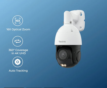Beveiligingscamera – Surveillance Camera – Bewakingscamera – PTZ Camera – Outdoor Camera – 16x 3D Optical Zoom – Kleurennachtzicht Tot 80 Meter