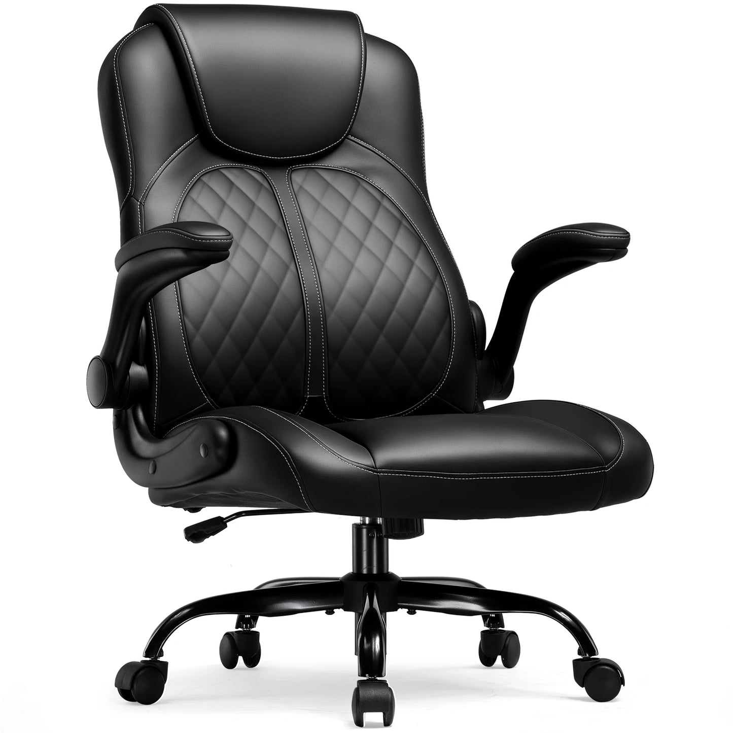 Ergonomische Gamingstoel – Game Stoel – Bureaustoel – Office Chair – Zwarte Gamerstoel – Verstelbare Armleuningen – Schommelfunctie