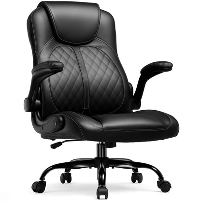 Ergonomische Gamingstoel – Game Stoel – Bureaustoel – Office Chair – Zwarte Gamerstoel – Verstelbare Armleuningen – Schommelfunctie