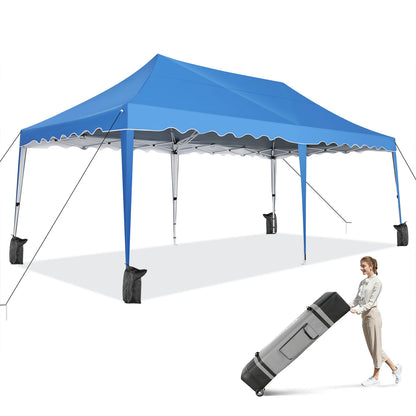 Partytent – Tent – Overkapping – Zonnescherm – Waterdicht – 3x6 Meter – Stalen Frame - Blauw