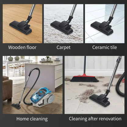 Stofzuiger - Vacuum Cleaner - Snoervacuüm - Multi-Cyclonische Filtratie - Draagbaar - Zonder Zak - voor Harde Vloeren Tapijten - Dierenhaar - 2500W - 220V - 50/60Hz - 15000PA - Blauw