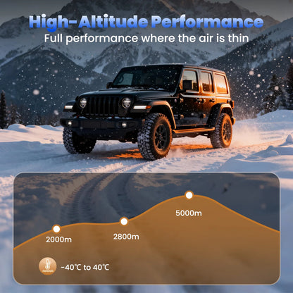 Dieselkachel – Dieselkachel Luchtverwarmer – Standkachel – Dieselverwarming – 8 kW Vermogen – Bluetooth en LCD Bedieningspaneel – Auto Start-Stop – 1,5m Kabel – Hoge Hoogte Modus