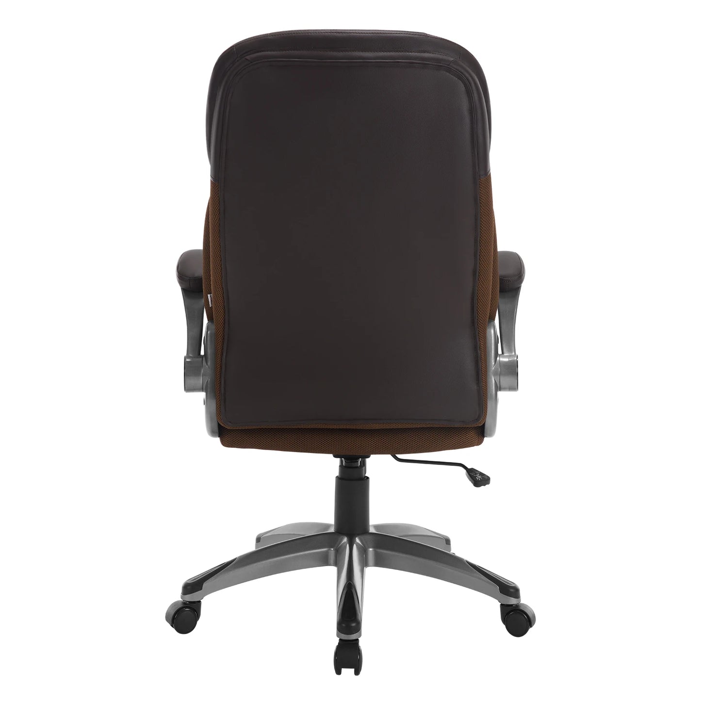 Bureaustoel - Swivel Stoel - met Hoofdsteun - Verstelbare - Rugleuning - Ergonomische - Draaibare - 67.5 x 73 x 110.5-120 cm - Donkerbruin