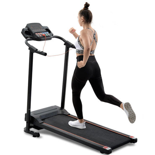 Loopband - Wandelband - Walking Pad - Walkingpad - Loopband - Opvouwbare Loopband - met Luidspreker - voor Thuisgymnastiek Fitness - Compact Opvouwbaar Ontwerp - Zwart - QUORE