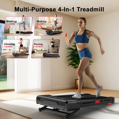 Loopband – Treadmill – Hardloopband – Wandelband – Loopmat – Verstelbare Hellingshoek – 3.0 PK Motor