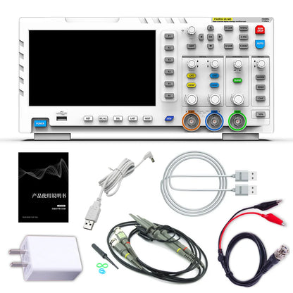 Oscilloscoop – Signaalgenerator – Meetinstrument – Elektronisch Testinstrument – FNIRSI-1014D Standard – 2 Kanalen 100 MHz – 7 Inch Kleurenscherm