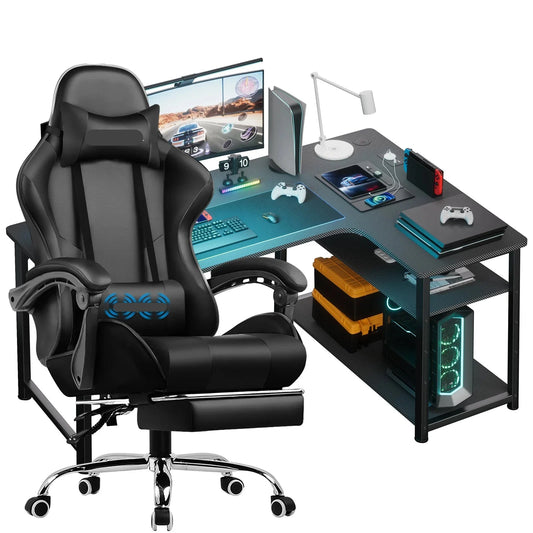 Gamestoel – Gaming Stoel – Bureaustoel – Game Stoel – Verstelbare Stoel – Ergonomisch Ontwerp – Duurzaam Metalen Frame