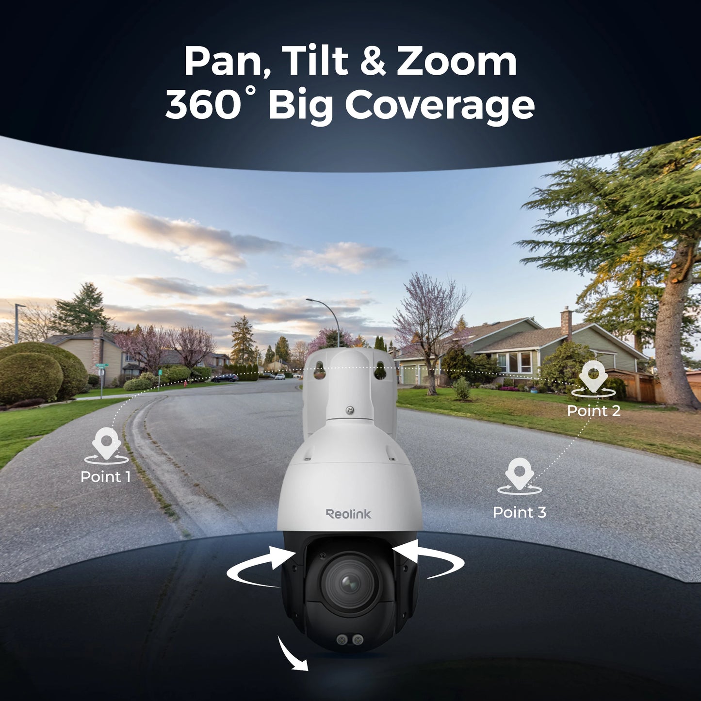 Beveiligingscamera – Surveillance Camera – Bewakingscamera – PTZ Camera – Outdoor Camera – 16x 3D Optical Zoom – Kleurennachtzicht Tot 80 Meter
