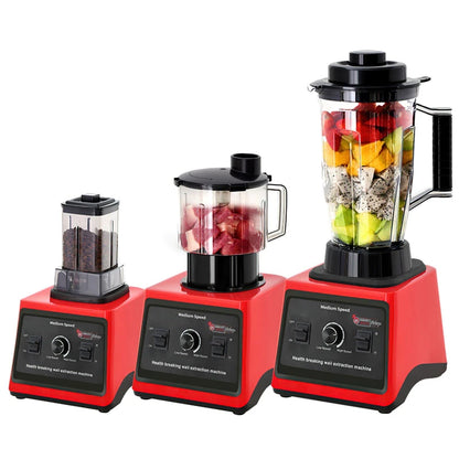 Elektrische Blender - Keukenmachine - Blender - 3-in-1 - 9500W - Krachtige Blender - 38,000 RPM - 220V - Meertrapsregeling - Comfortabele Grip