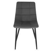 Eetkamerstoel - Eetkamerstoelen - Eetkamerstoelen Set van 4 - Stoelen Eetkamerstoelen - Fluwelen Keukenstoelen - met Rugleuning - voor Woonkamer Restaurant - Crème