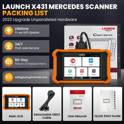 OBD2 Scanner – Diagnoseapparaat – Auto Scanner – Foutcode Uitlezer – Diagnosetool – Voor Citroën – Volledige Systeemdiagnose – Bi-directionele Communicatie