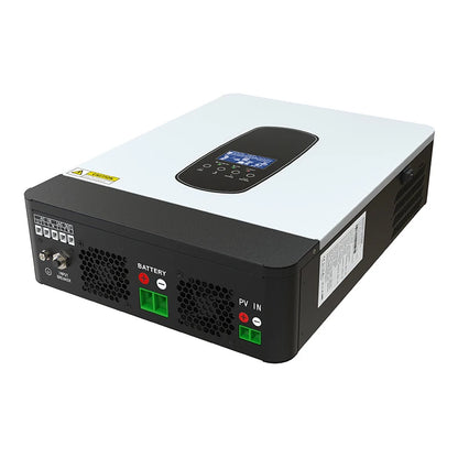 Zonne-omvormer – Pure Sinusgolf Omvormer – Solar Inverter – MPPT Laadregelaar – 3000W Vermogen – 24V - WIFI - Lithium-Ion Compatibel