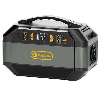 Powerbank – Draagbare Power Station – Noodstroomvoorziening – Mobiele Accu – Zonne-energie Generator – 288.6Wh Capaciteit – 600W Pure Sine Wave Uitgang
