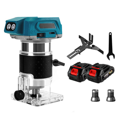 Borstelloze Houten - Router Machine - Houtbewerking Elektrische - Trimmer - Houten Carving Malen Snijdende - Power Tools -  30000RPM -  2 Batterijen