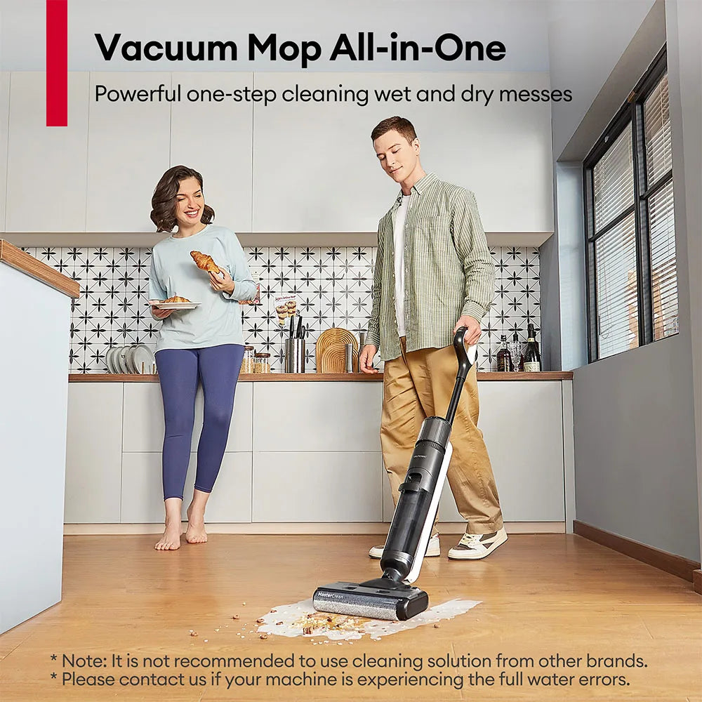 Ultenic AC1 Elite Cordless Vacuum And Mop with Self-Cleaning, 3 Cleaning Mode, Up to 50min Runtime, Smart Dirt Detection, LCD - QUORE