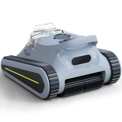 Robotstofzuiger – Zwembadreiniger – Automatische Zwembadrobot – Draadloze Zwembadstofzuiger – 7800mAh Accu – Geschikt Tot 200 m² - Grijs