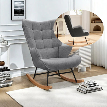 Wooden Aura High Back Armrests Swing chair Comfortable chairs Suitable for living room, Bedroom and Courtyards