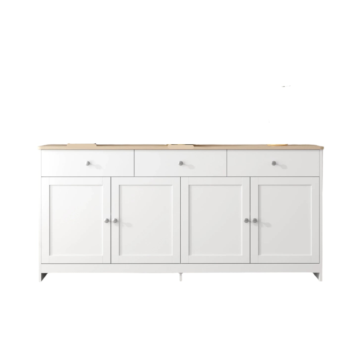 Buffetkast – Dressoir – Opbergkast – Keukenkast – Eetkamerkast – 160 Cm Breed – Duurzaam MDF