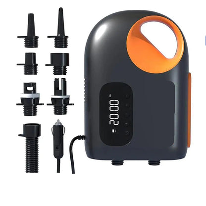 Luchtpomp - Luchtcompressor - Elektrische Fietspomp - Draagbare Digitale Elektrische Luchtpomp - 12V - 20PSI - voor SUP Paddle Board Kaya - Slimme Opblaasbare Pomp - Autoversie