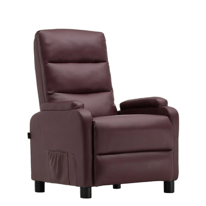 Relaxfauteuil – Relaxstoel – Lounger – Fauteuil – Zitstoel – Verstelbare Rugleuning 90-160° – PU-Leren Bekleding