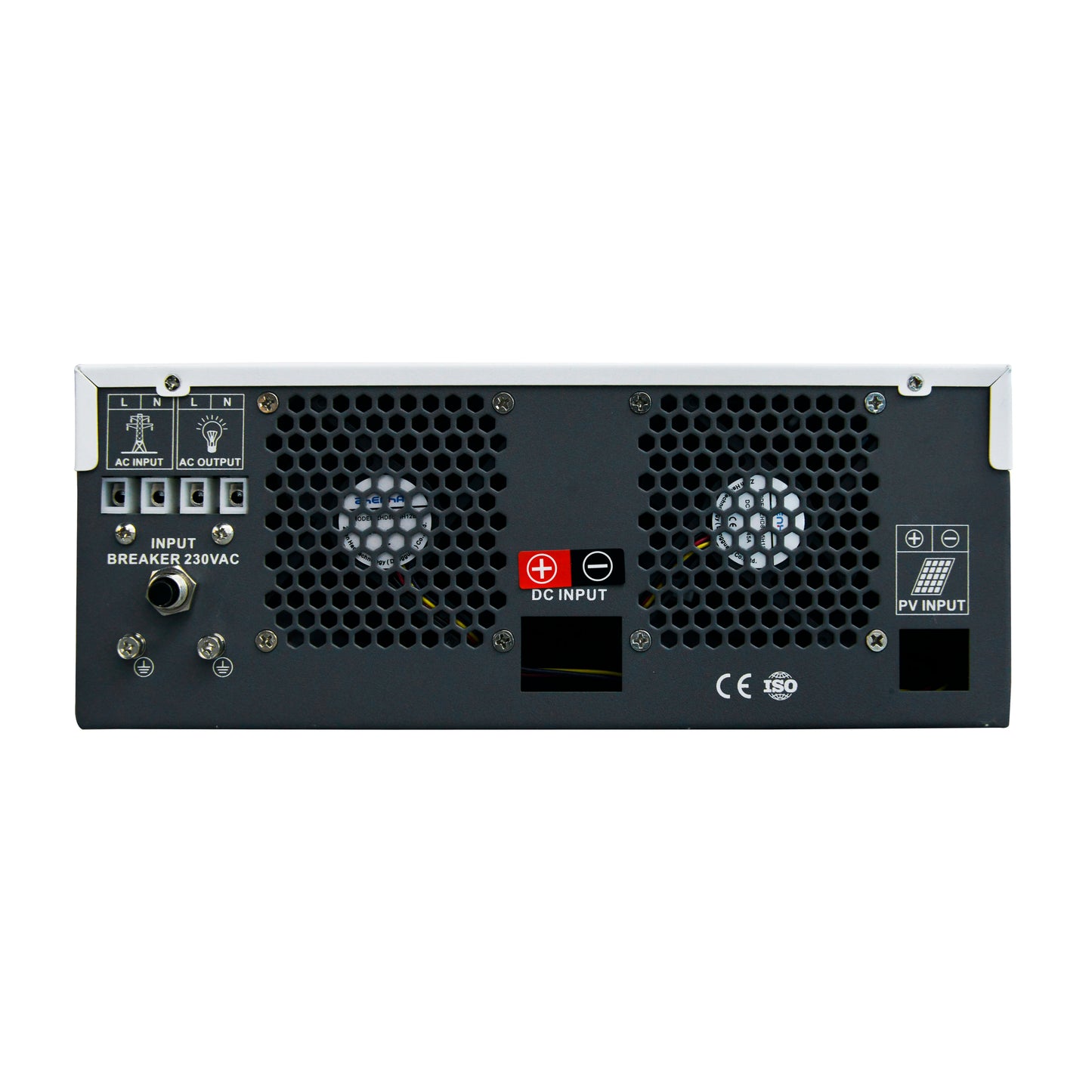 Zonneomvormer – Solar Omvormer – Hybride Omvormer – MPPT Laadregelaar – 3000W Vermogen – Pure Sinusgolf Output - 24V