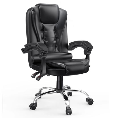 Ergonomische bureaustoel - Gaming stoel - Stoel - Kantoor - Wielen - Zwart