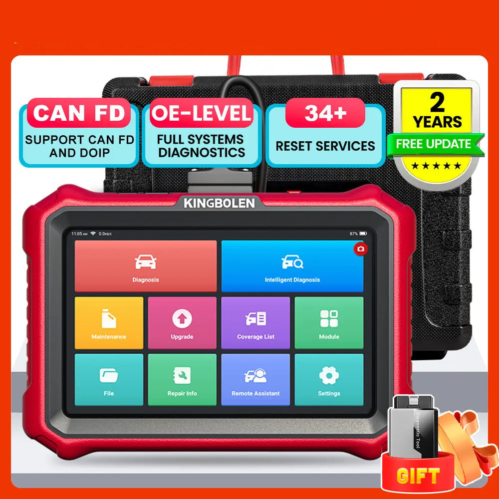 Diagnoseapparaat – OBD2 Scanner – Auto Uitleesapparaat – Codelezer – Scan Tool – Bi-directionele Controle – 34+ Resetfuncties – ECU Codering – CAN FD & DoIP Protocols - QUORE