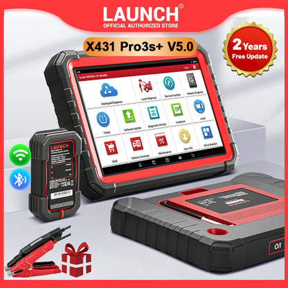 Bluetooth Diagnose Tool – OBD2 Scanner – Auto Diagnosetool – Code Reader – Truck Scanner – Bi-directionele Testen – OEM Topologiekaart – 41+ Resetfuncties – Online ECU Codering – Groot 10,1 Inch Scherm