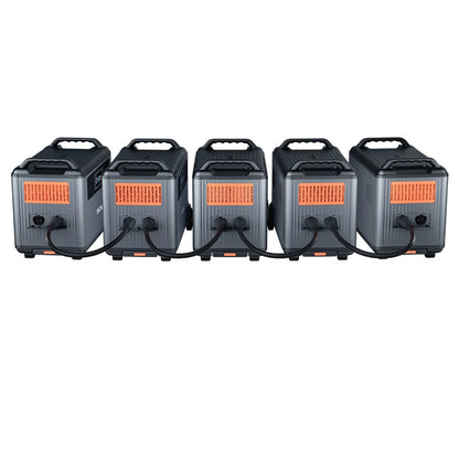 Powerstation – Mobiele Energievoorziening – Draagbare Accu – Noodstroomvoorziening – Zonne-energie Generator – 6000W Continu Vermogen – 3600Wh Lifepo4 Accu