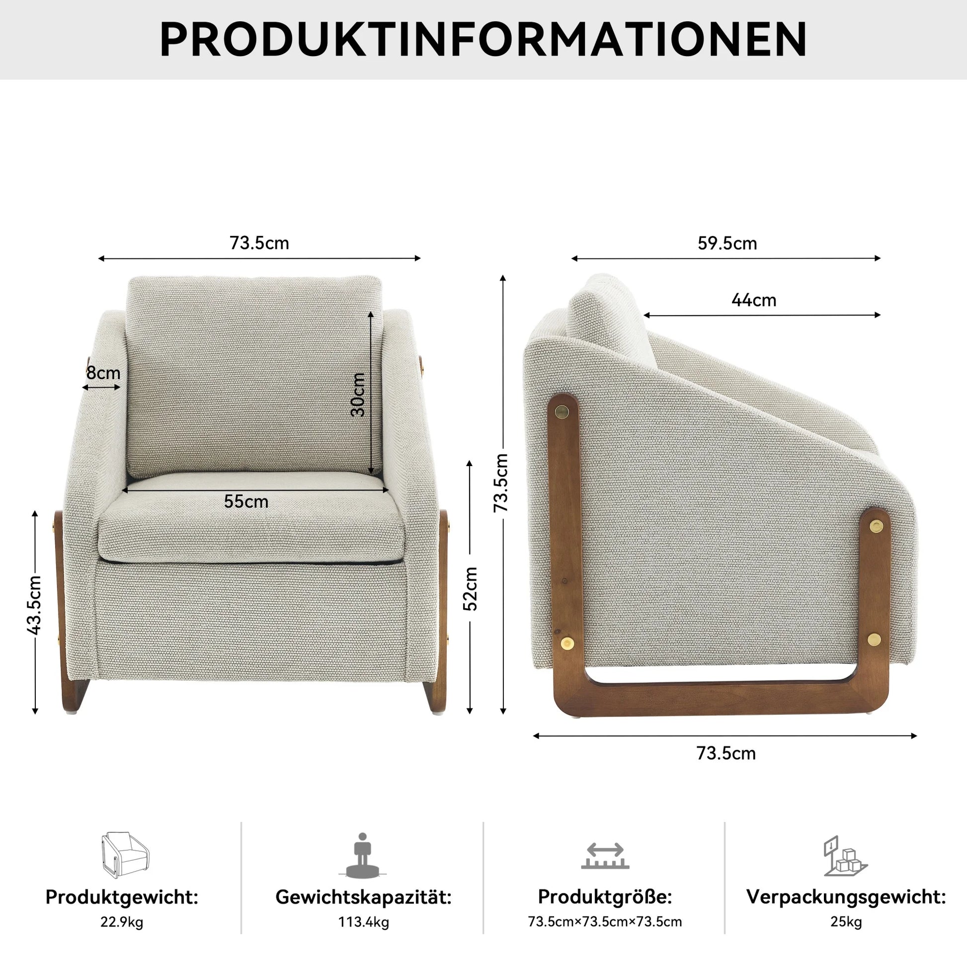 Fauteuil – Loungefauteuil – Relaxstoel – Zetel – Teddystof – Ergonomisch Comfort – Opbergruimte - 201 x 85 x 90 cm - Wit - QUORE