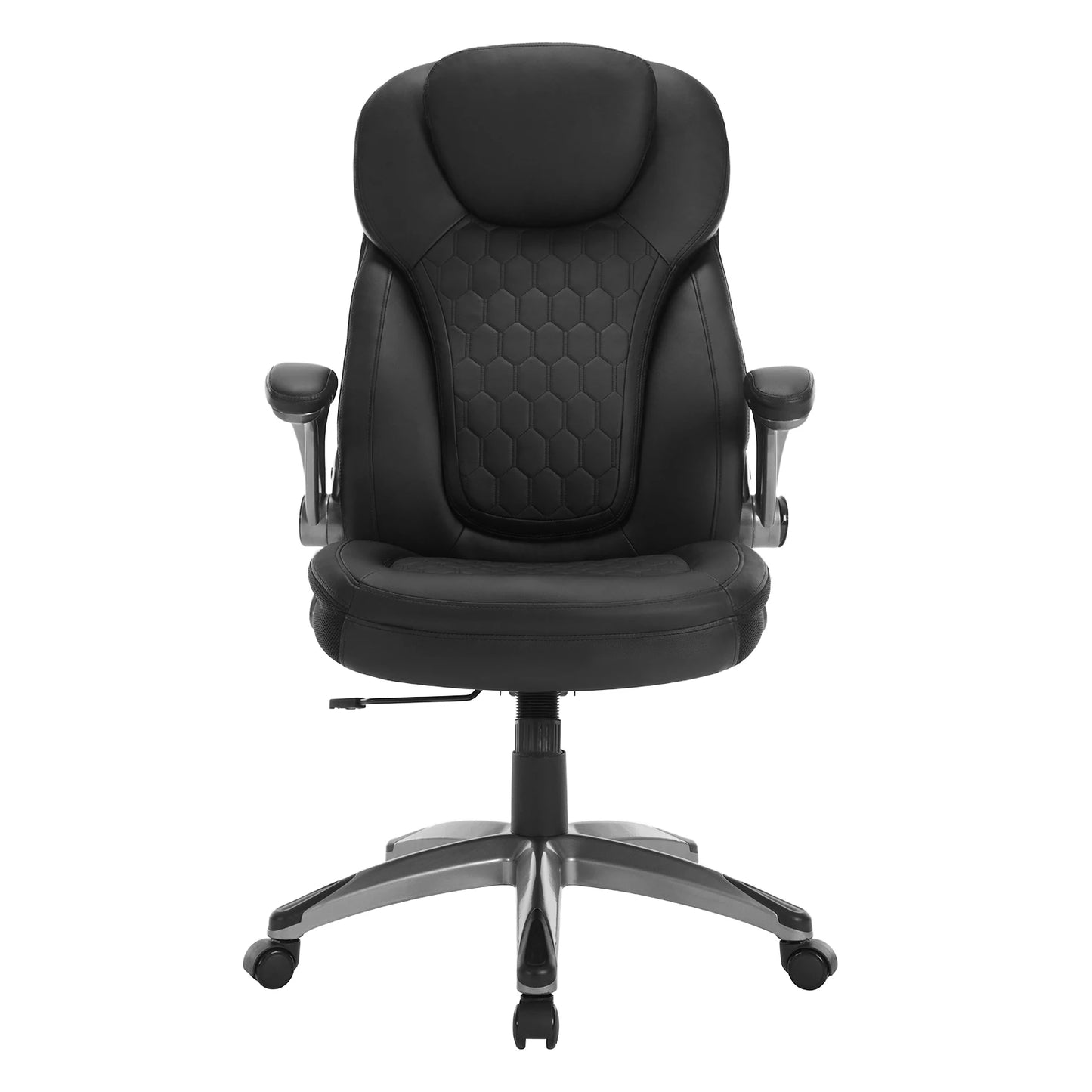 Bureaustoel - Swivel Stoel - met Hoofdsteun - Verstelbare - Rugleuning - Ergonomische - Draaibare - 67.5 x 73 x 110.5-120 cm - Zwart