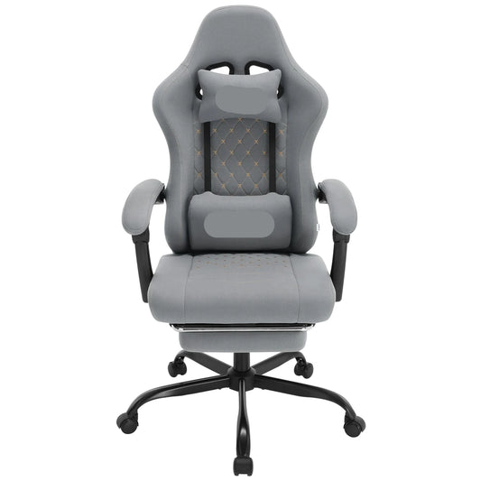 Ergonomische Gaming- & Bureaustoel – Comfortabele Bureaustoel – Verstelbare Stoel – Massagefunctie – USB-Aansluiting – Ademend Zitoppervlak – Metalen Frame