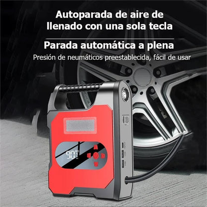 Jumpstarter - Jumpstarter for Car - 12V - 6000A - Starting Device for Car - Jumpstarter with Powerbank - Standard Jumpstarter - Black