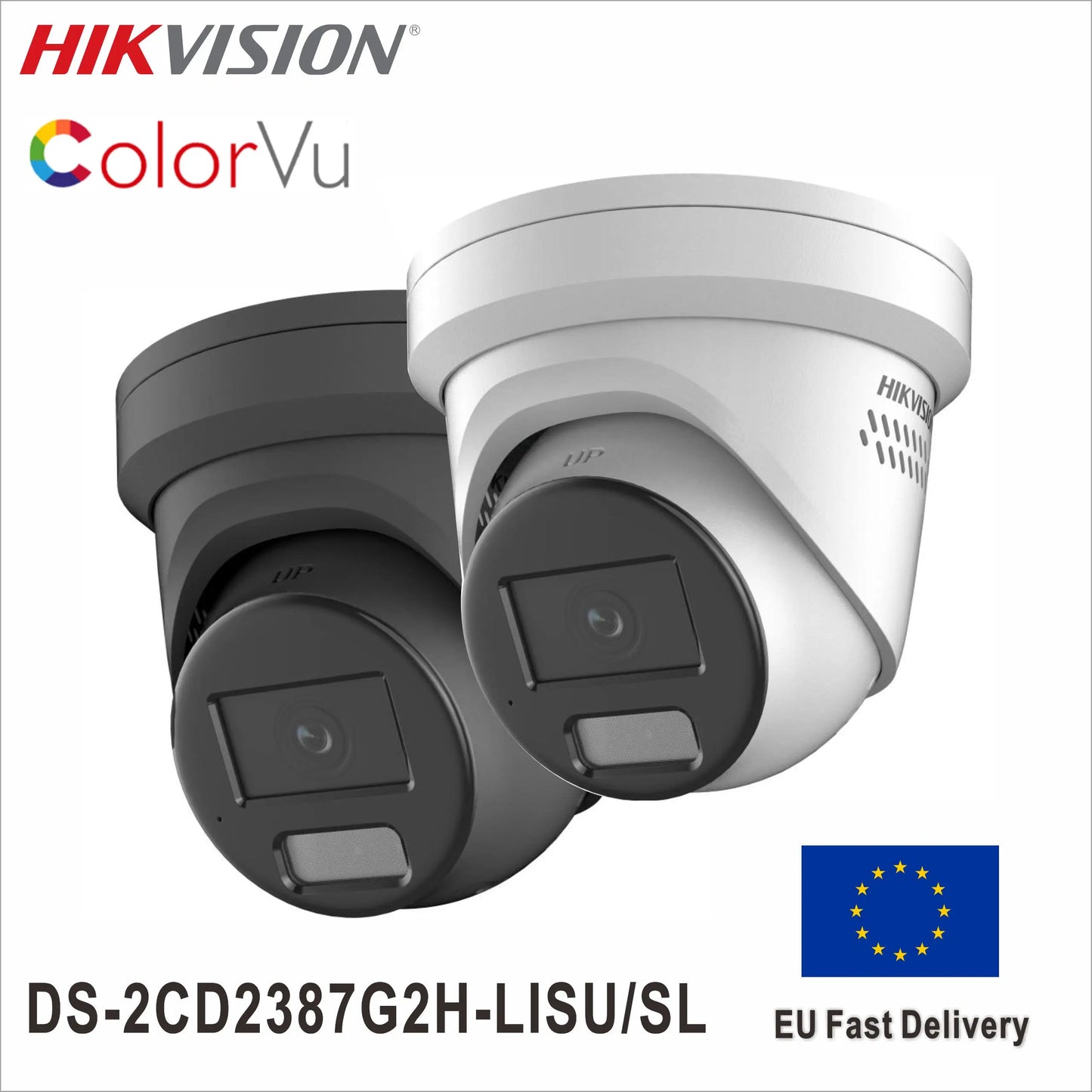 Beveiligingscamera – IP-camera – Bewakingscamera – Outdoor Camera – Netwerkcamera – 8MP 4K Resolutie – Smart Hybrid Light – Zwart