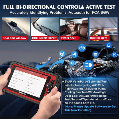 OBD Scanner - OBD2 - Auto Scanner - Auto uitlezen - Diagnose Apparatuur voor Auto's - Bidirectioneel Gereedschap - 35+ Reset Functies - ECU Codering - CANFD - DOIP - Actieve Test - EU Versie