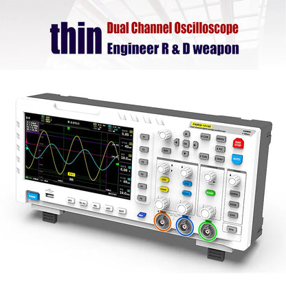 Oscilloscoop – Signaalgenerator – Meetinstrument – Elektronisch Testinstrument – FNIRSI-1014D Standard – 2 Kanalen 100 MHz – 7 Inch Kleurenscherm