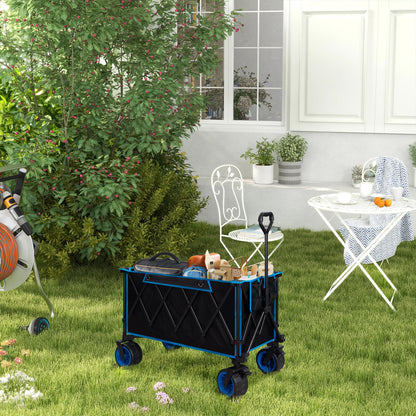 Bolderkar - Handkar - Bolderkar Opvouwbaar - Bolderwagen - 240L - met Remmen - Transportkar voor Alle Terreinen - Bolderkarren - Voor Strand, Kamperen, Picknick, Tuin, Winkelen – Grijs