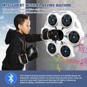 New Smart Music Boxing Machine Home Wall Target Trainer Games Toys Children Decompression With Bluetooth 3 Speed ​​Boxing Machine
