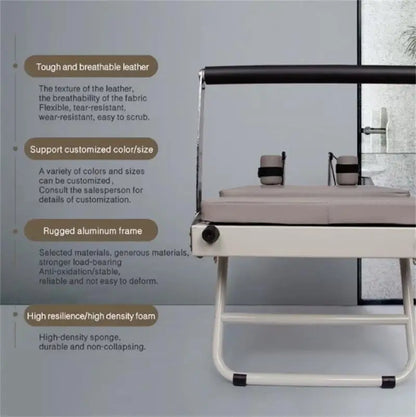 Pilatesapparaat – Pilates Reformer – Pilates Machine – Fitnessapparaat – Core Trainer – Inklapbaar Ontwerp – Stevig Metalen Frame