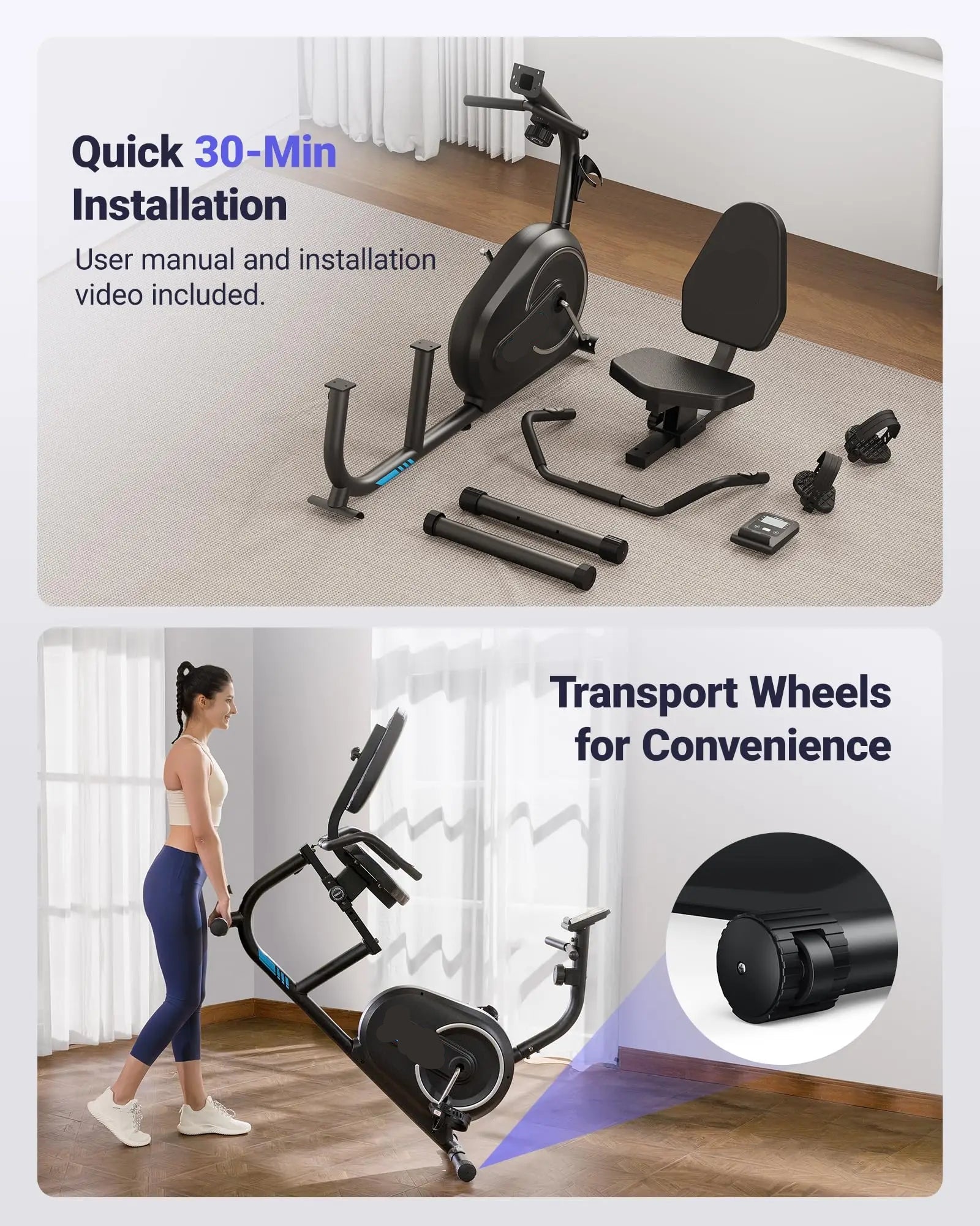 Indoorfietsen - Hometrainers - Spinningfiets - Indoorfietsen -  Fitness Fiets - Indoor Cycle - Indoorfiets - Hometrainer - met Bluetooth - Exclusieve app-Connectiviteit - Hartslaghandgreep - Zwart - QUORE