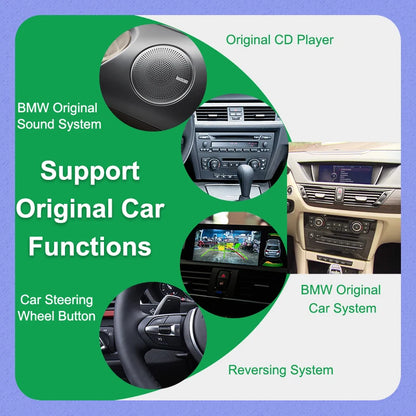 Multimedia Speler BMW – Touchscreen Autoradio – Navigatie Systeem – Infotainment Unit – CarPlay Android Auto – 8,8 Inch Scherm – Draadloze Connectiviteit