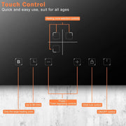 Inductie kookplaat - Induction Hob - Induction Cook Top - Inductie Fornuis - Elektrische Brander - 3-pits - 60 cm - Inbouw inductiekookplaat - Touch Control - Timer - Veiligheidsslot - 5200W - Zwart