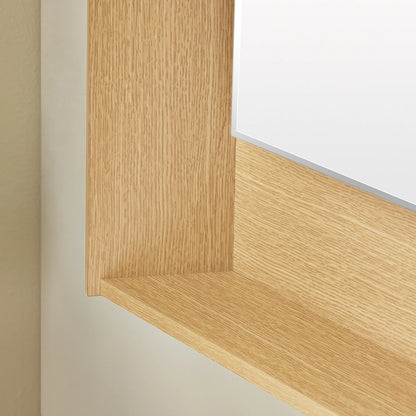 Bekkenstoel – Zithulpstoel – Ergonomische Stoel – Zitcomfort – Stoelverhoger NATURE – Compact Design – MDF Met Keramische Wasbak