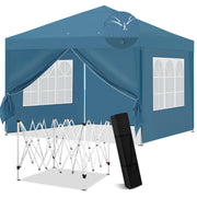 Pop-up Tuinhuisje - Partytent - Partytent Opvouwbaar - Easy up Partytent - Pop up Partytent - 3x3m - Winterproof - Opvouwbaar - Blauw